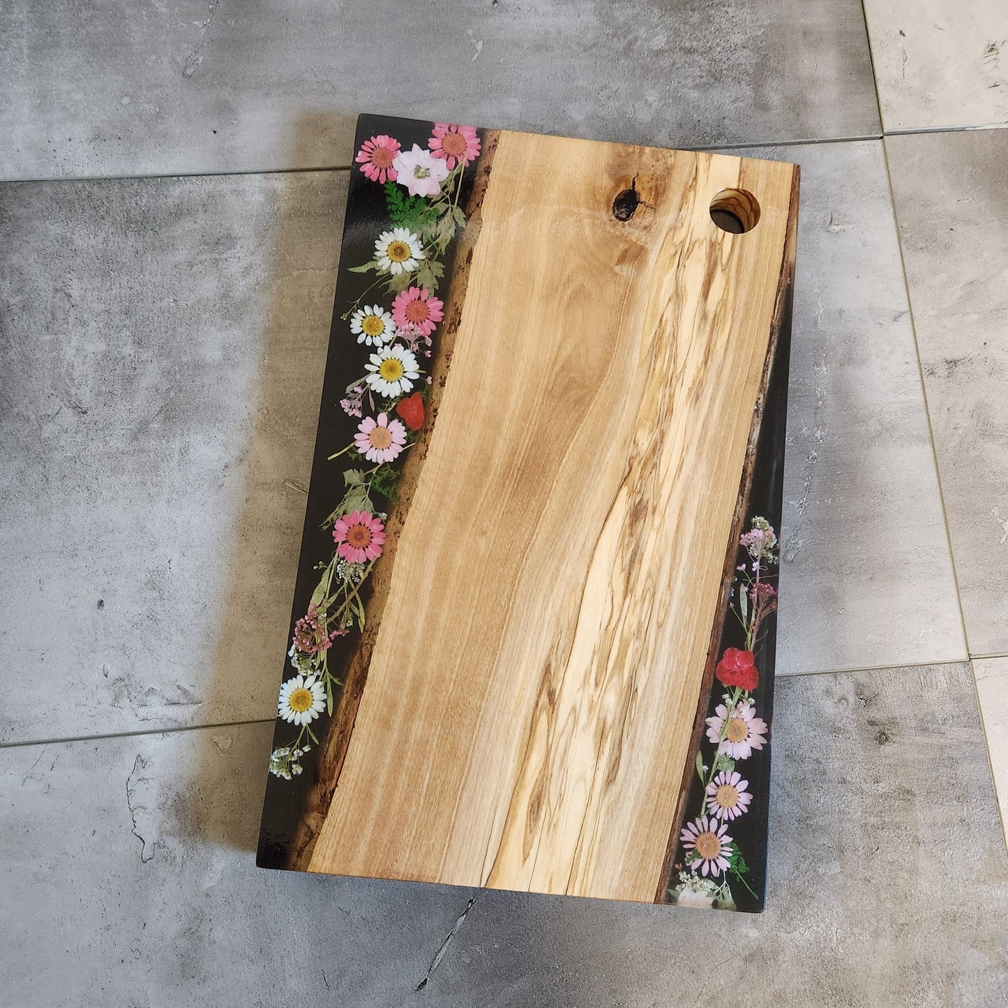 Fabulous Flowers Charcuterie Board.