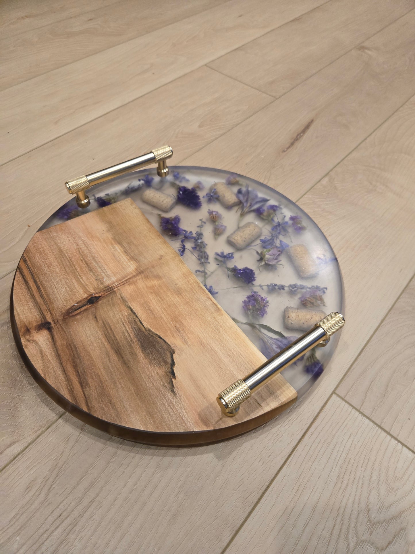 The Lavender Luxe Round Tray