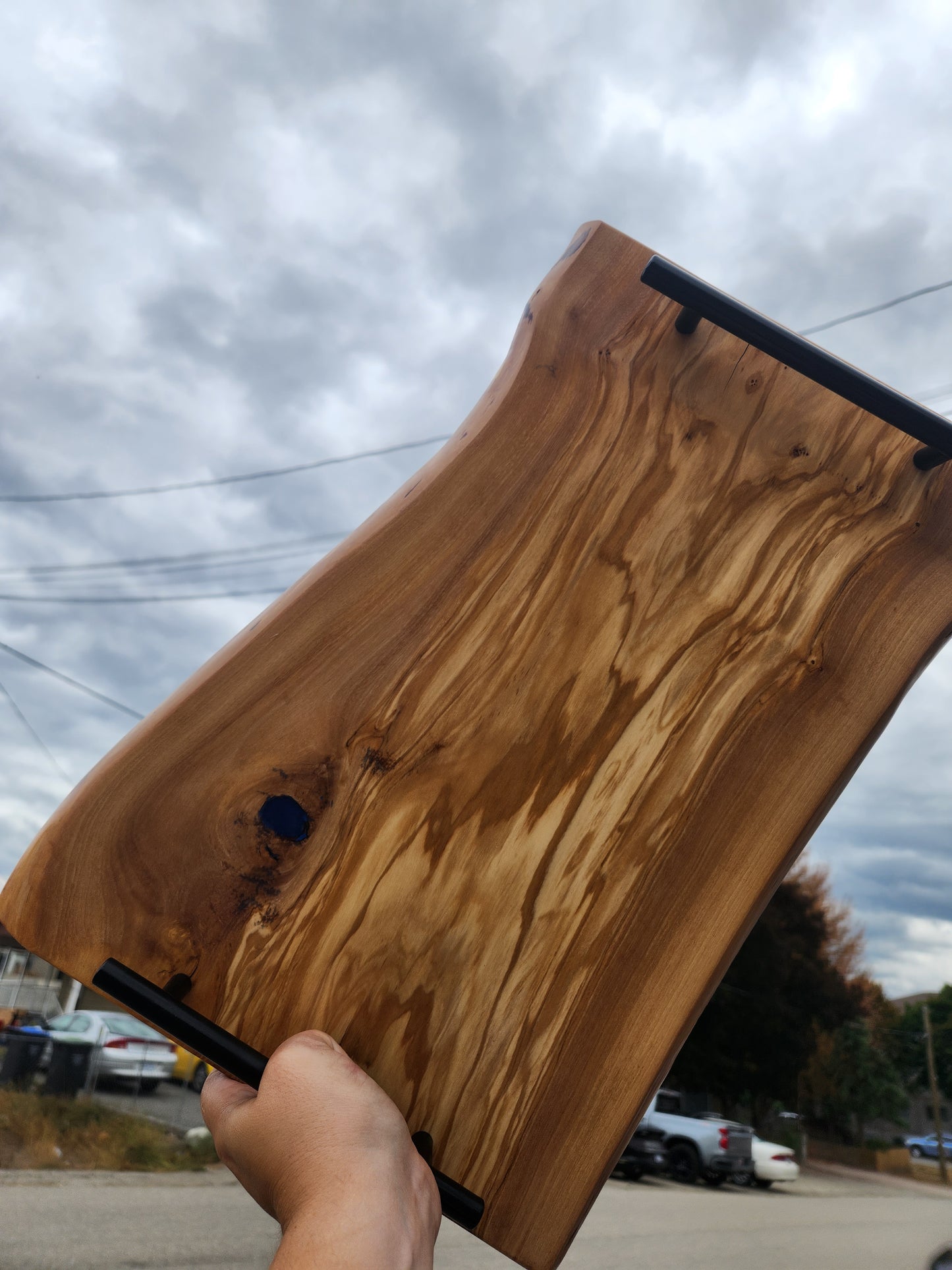 Olive Wood Charcuterie Board.