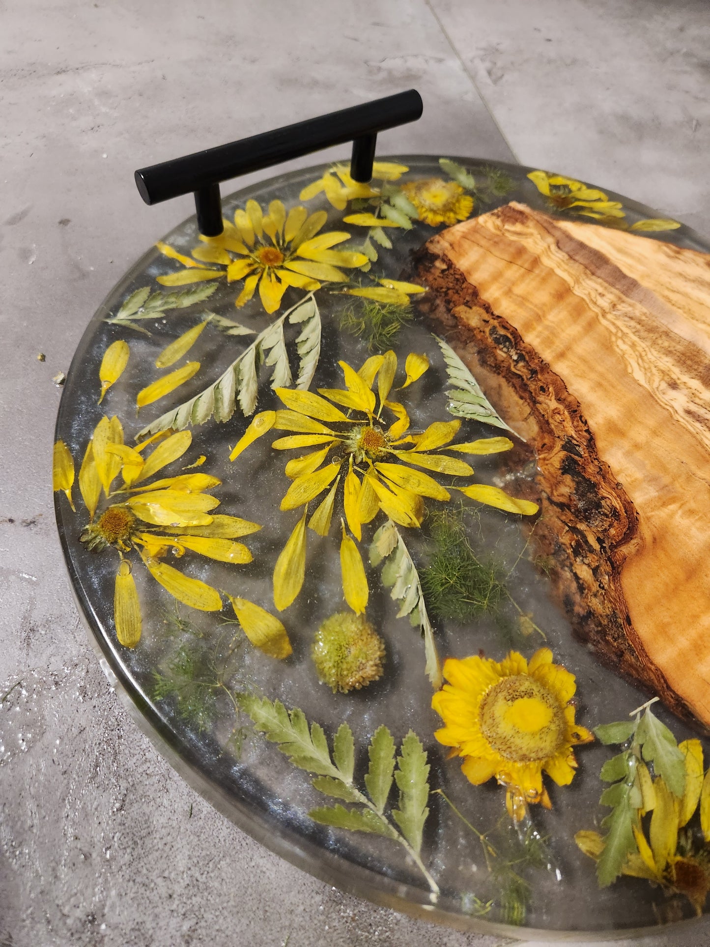 Yellow Sunshine Serving Board