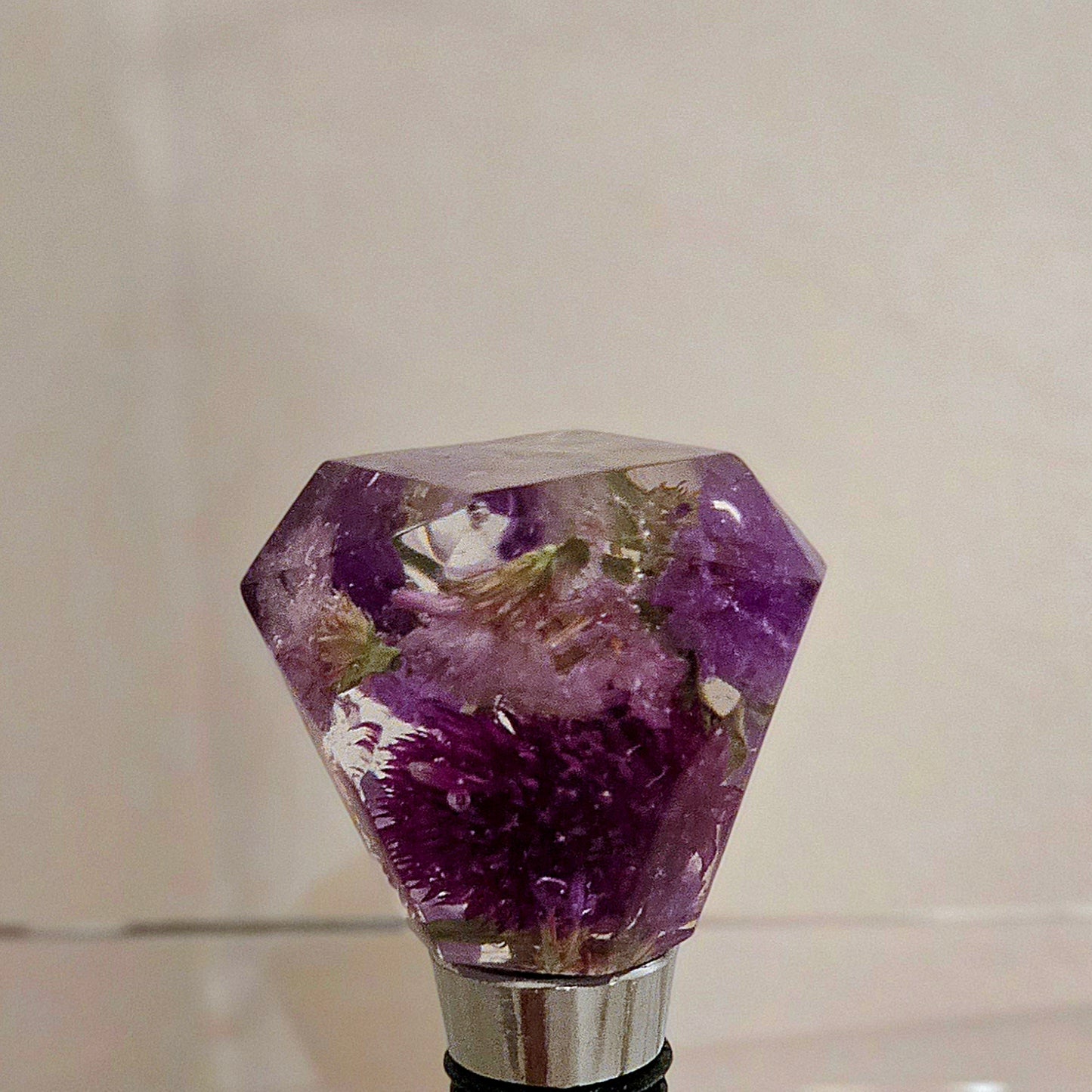 Resin Floral Wine Stopper