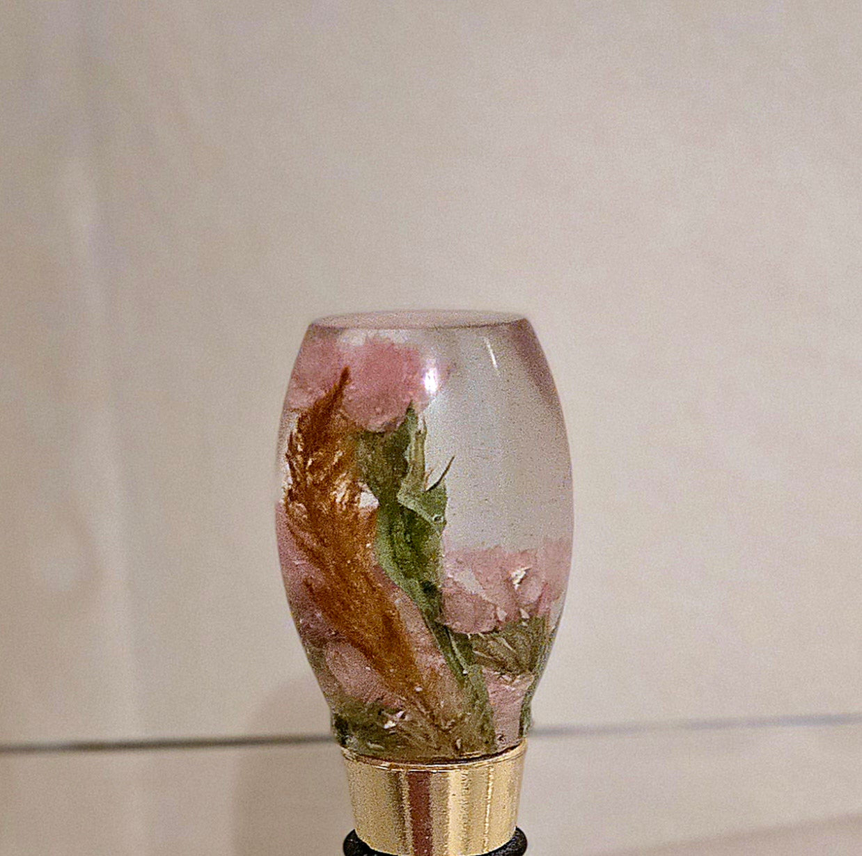 Resin Floral Wine Stopper
