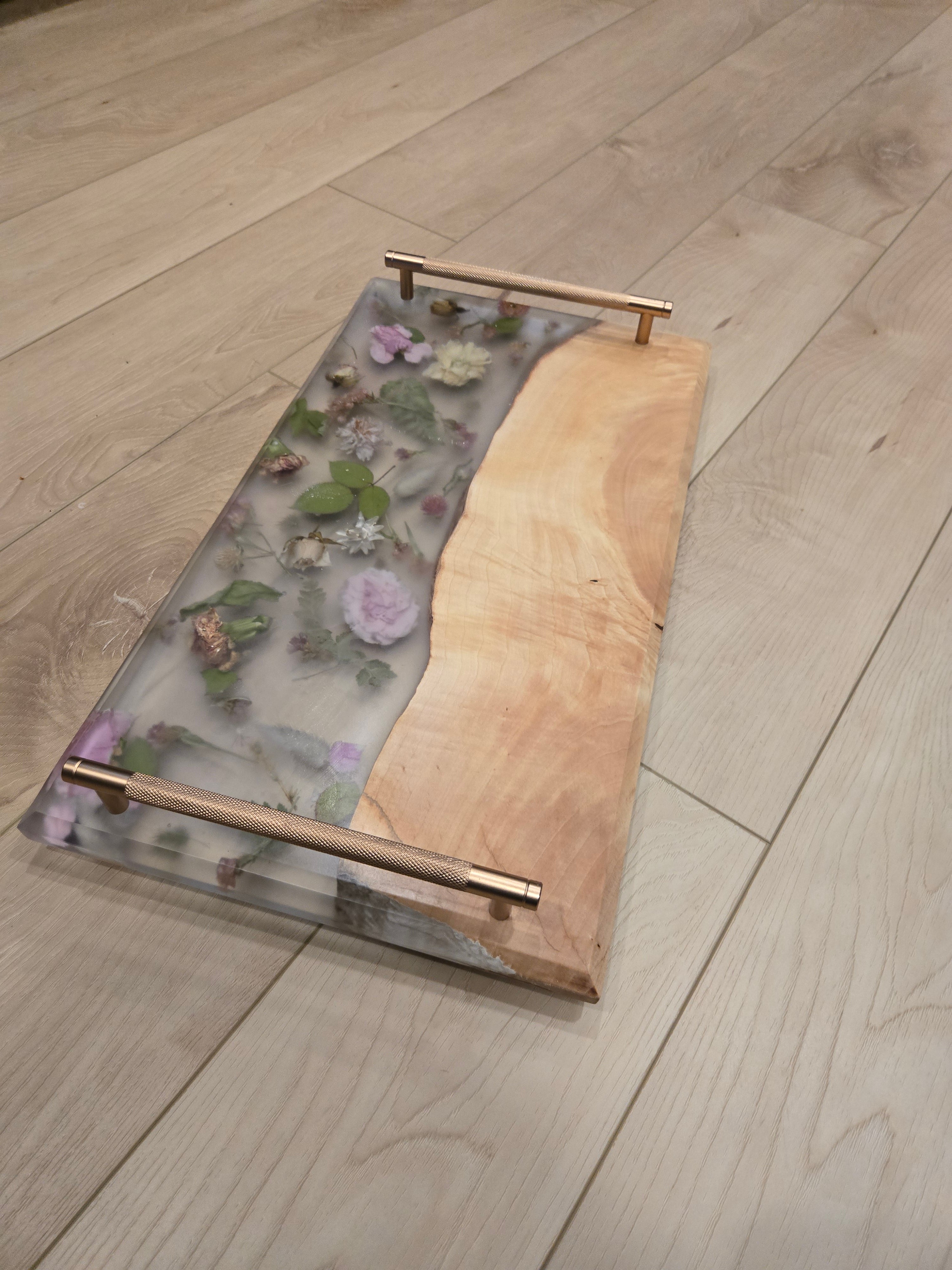 Bloomside Meadow Serving Tray – MK Wood Design