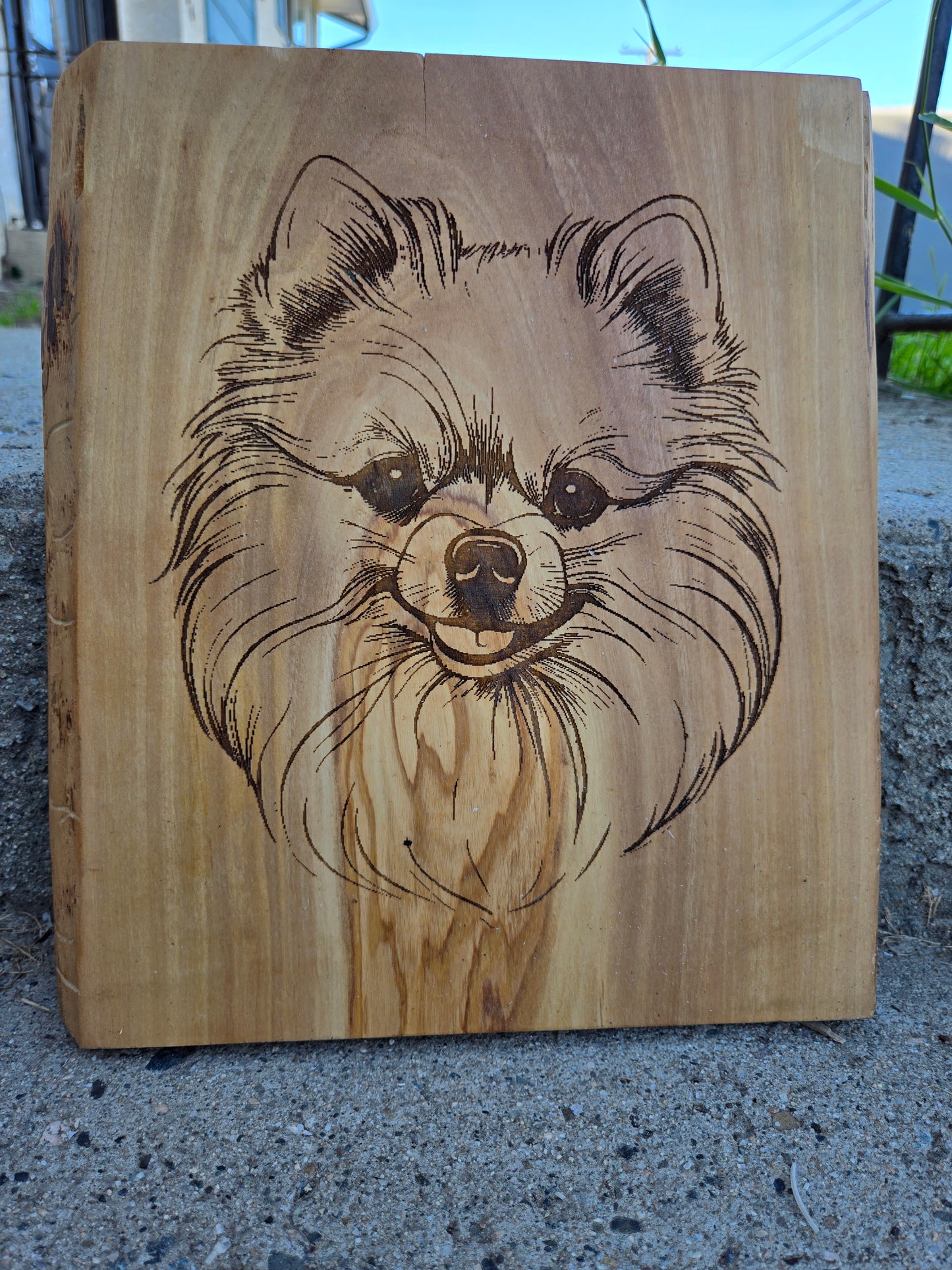 Pomeranian Wood Art