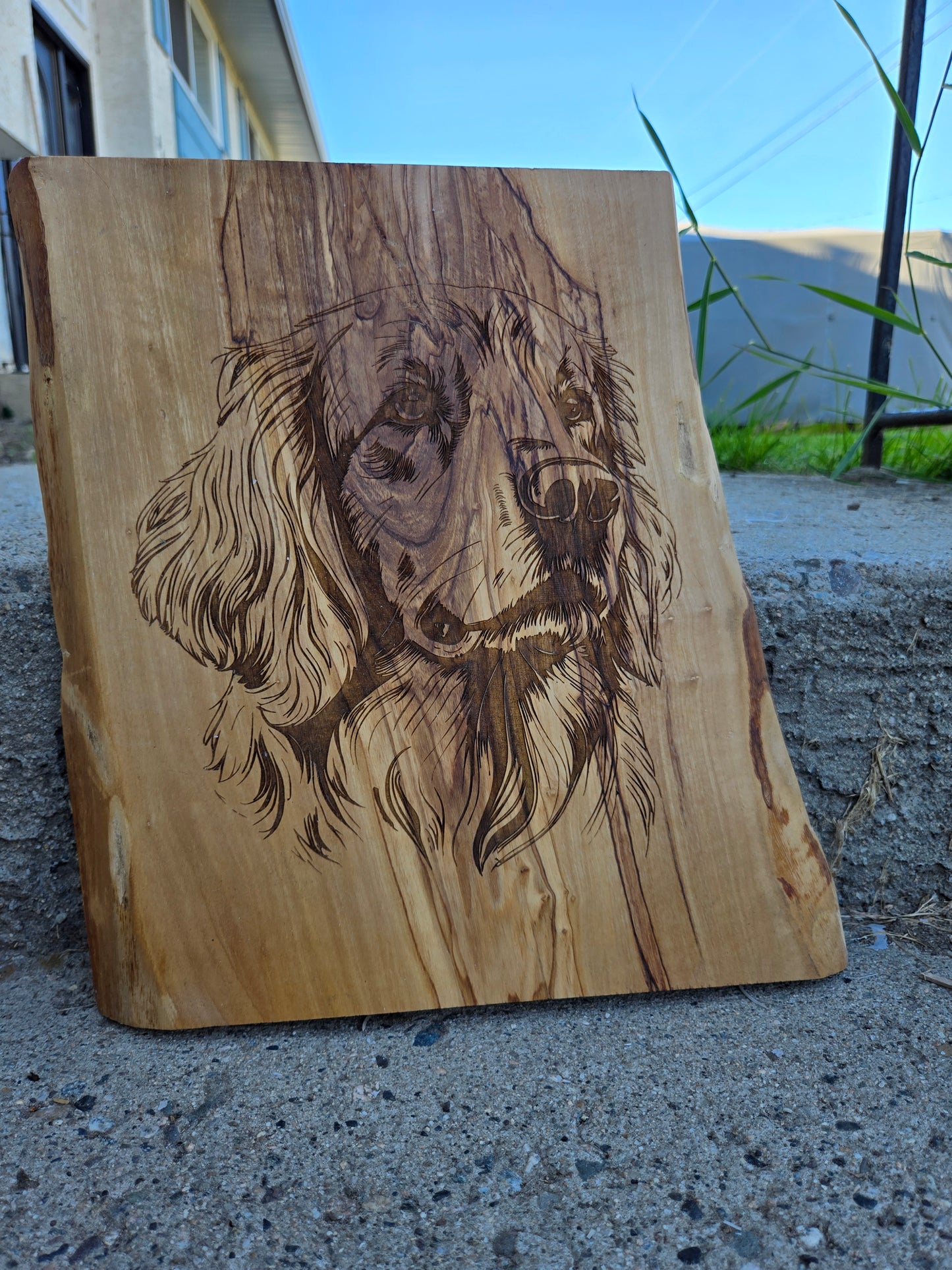 Golden Retrever Wood Art