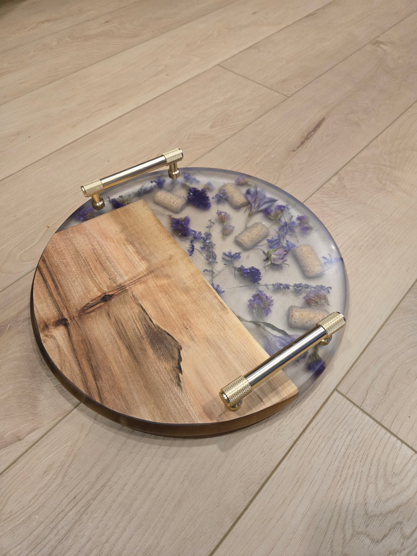 The Lavender Luxe Round Tray