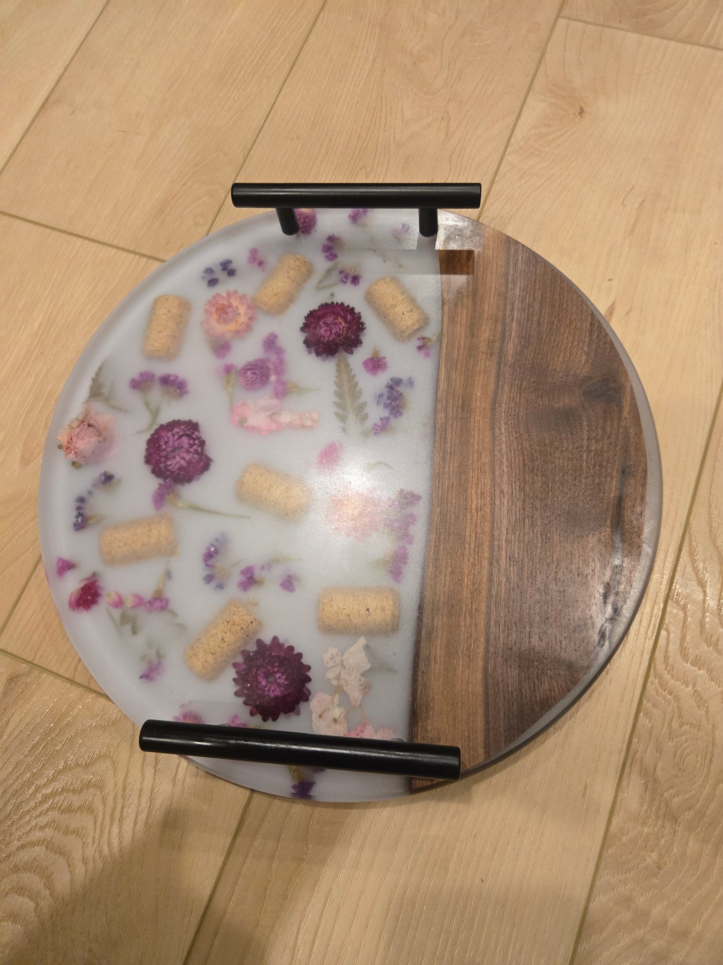 Petal & Pour Serving Tray