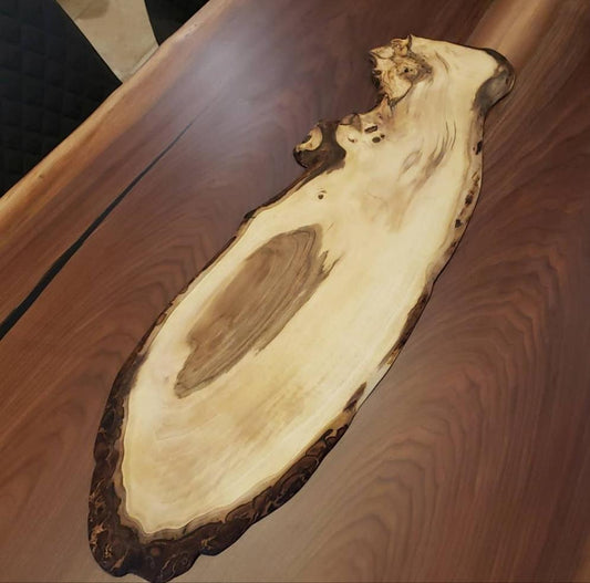 Walnut Surf-Charcuterie Board.